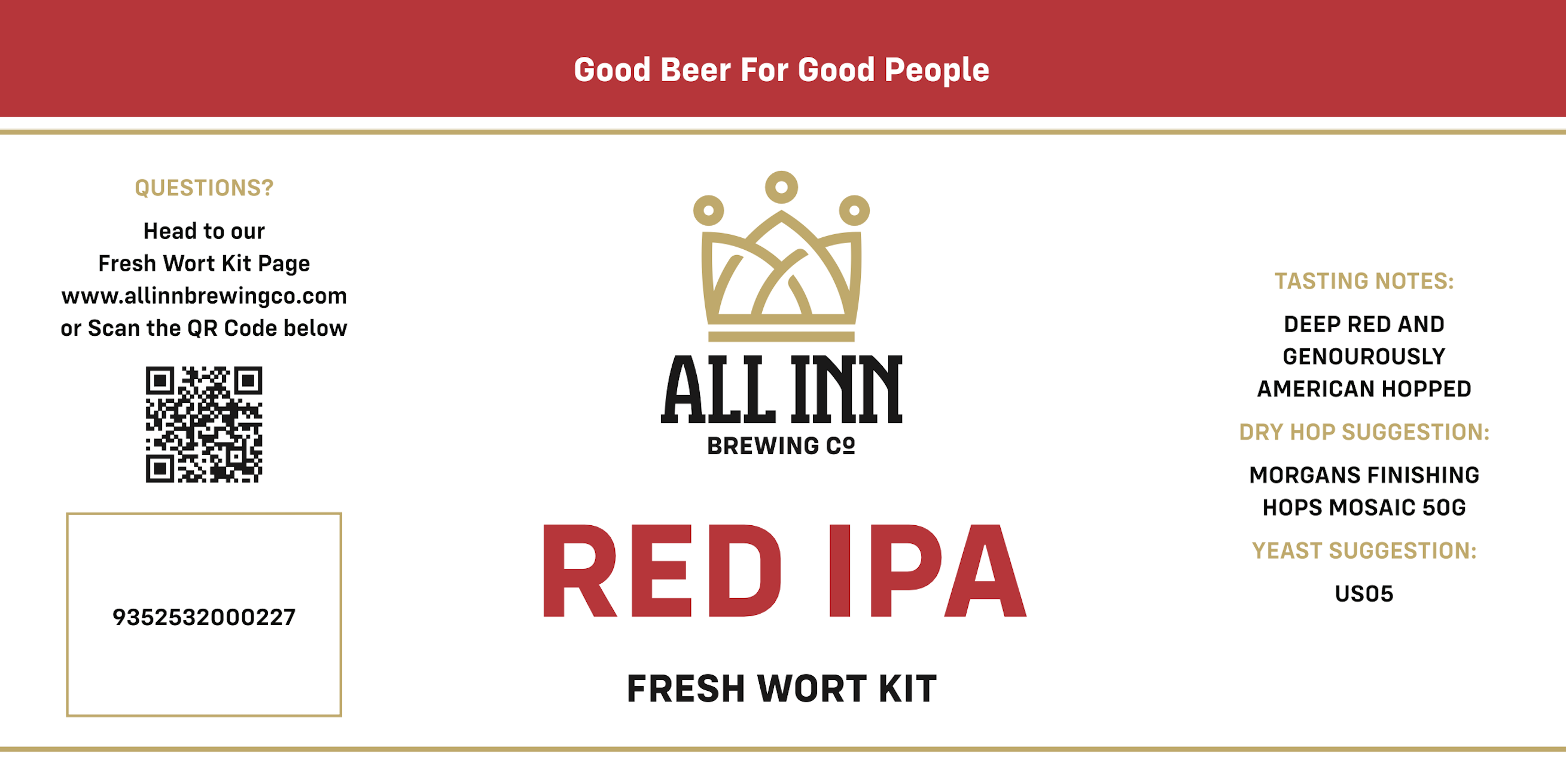 Red IPA - FNQ Homebrew - All Inn Brewing Co